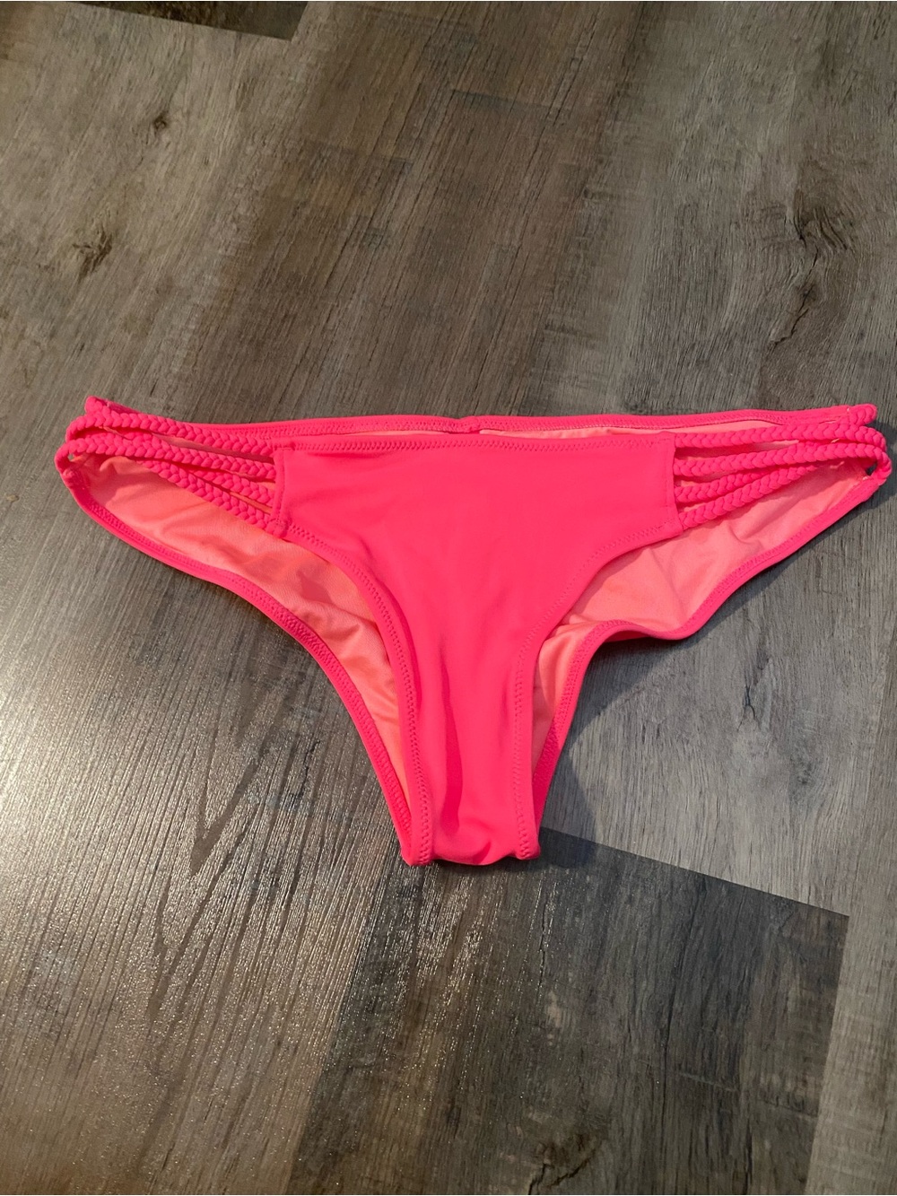 Victoria’s Secret NWOT small Neon Pink Bikini Bottom
